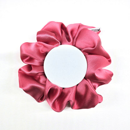 Silk Scrunchies -Cerise