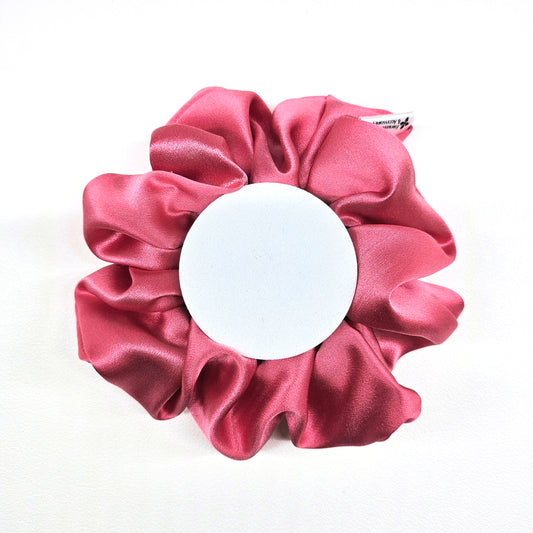 Silk Scrunchies -Cerise