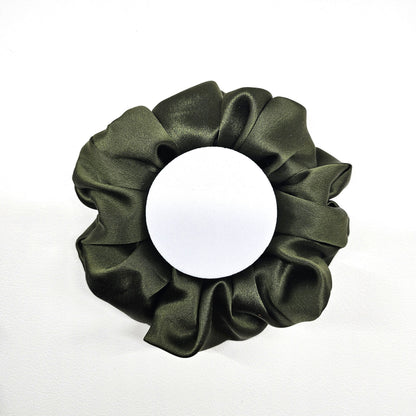 Silk Scrunchies -Deep Sage