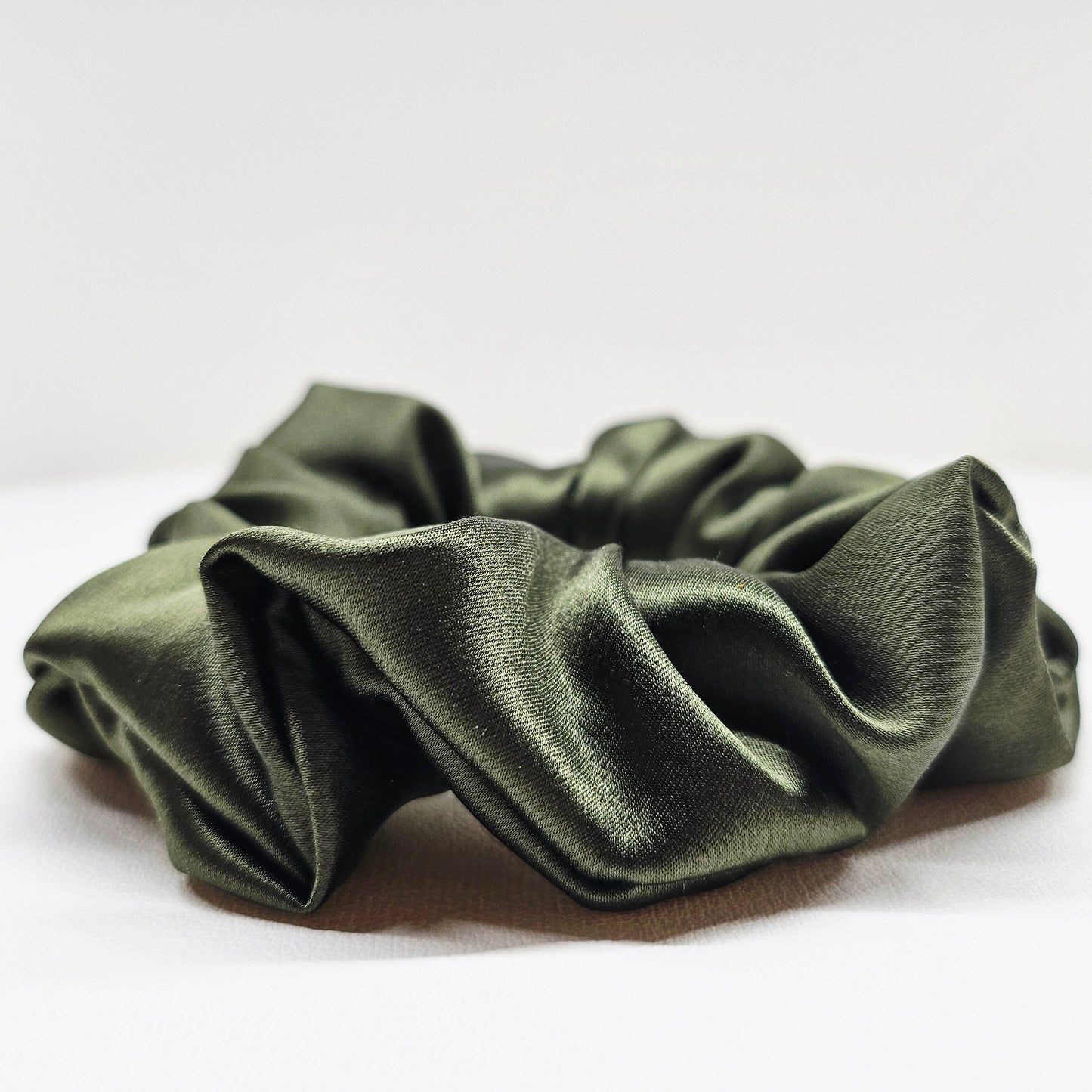 Silk Scrunchies -Deep Sage