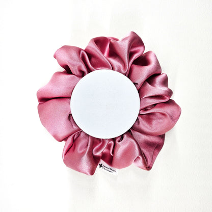 Silk Scrunchies -Peony Glow