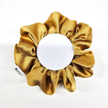 Silk Scrunchies -Maple Gold