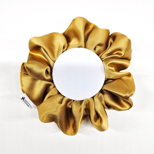 Silk Scrunchies -Maple Gold