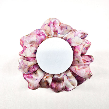Silk Scrunchies -Dew-kissed Bloom