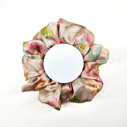 Silk Scrunchies -Chantilly Summer