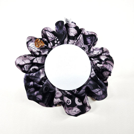 Silk Scrunchies -Berry Noir